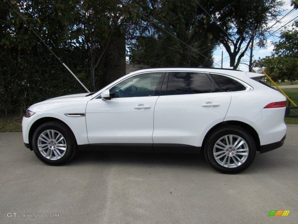 Polaris White 2017 Jaguar F-PACE 20d AWD Prestige Exterior Photo #117094495