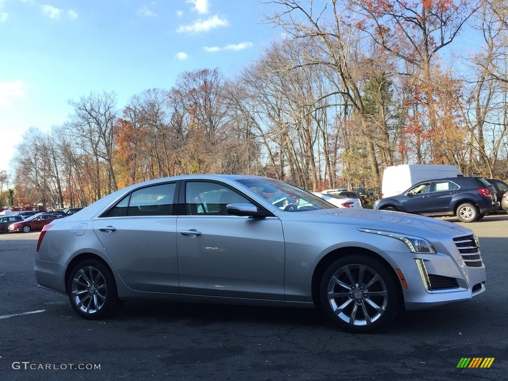 Radiant Silver Metallic 2017 Cadillac CTS Luxury AWD Exterior Photo #117094822