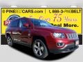 2017 Deep Cherry Red Crystal Pearl Jeep Compass High Altitude 4x4  photo #1