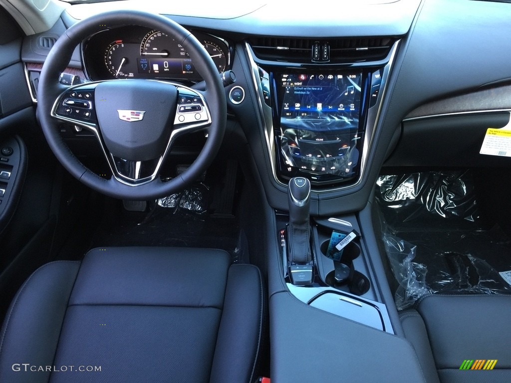 2017 Cadillac CTS Luxury AWD Jet Black Dashboard Photo #117094969