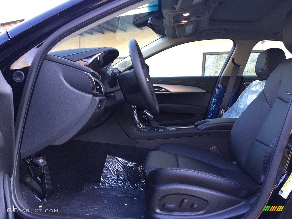 Jet Black Interior 2017 Cadillac ATS Luxury AWD Photo #117095323