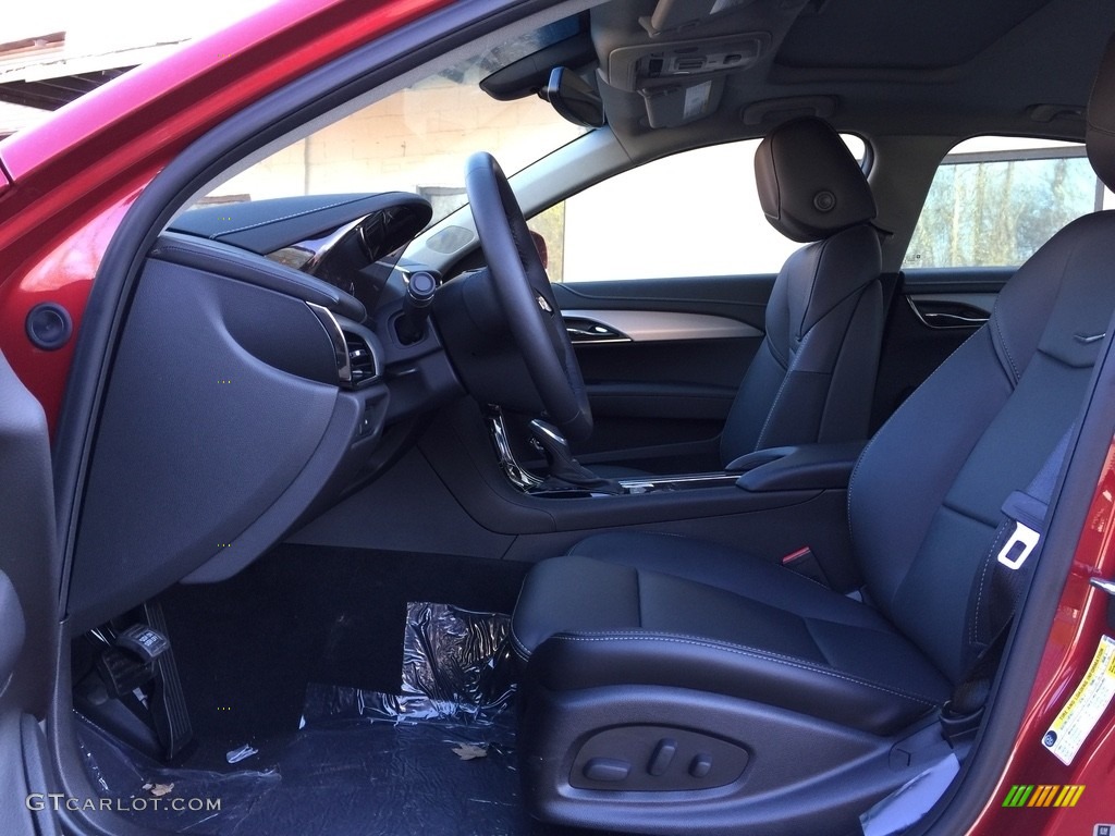 Jet Black Interior 2017 Cadillac ATS Luxury AWD Photo #117095935