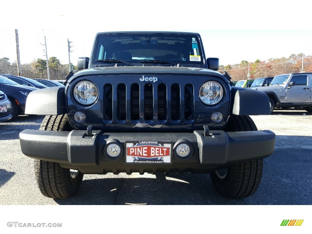 2017 Wrangler Sport 4x4 - Black / Black photo #2