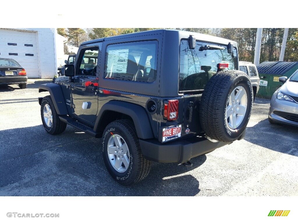 2017 Wrangler Sport 4x4 - Black / Black photo #4