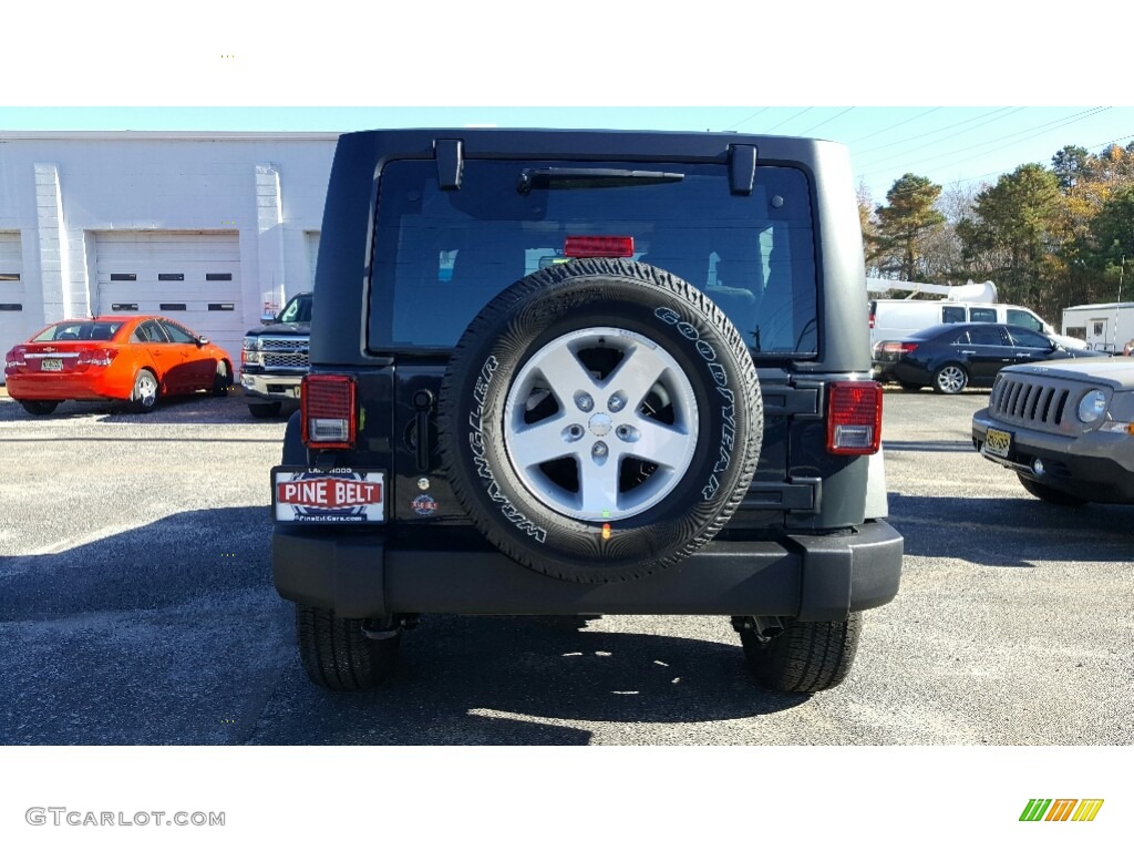 2017 Wrangler Sport 4x4 - Black / Black photo #5