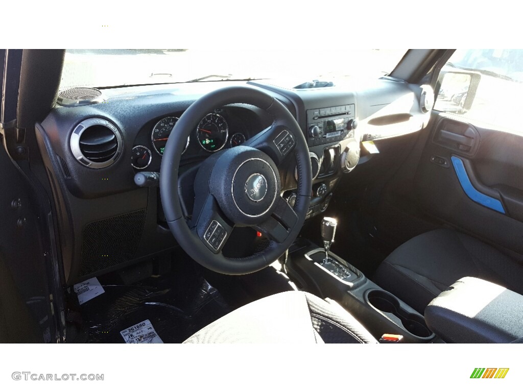 2017 Wrangler Sport 4x4 - Black / Black photo #9