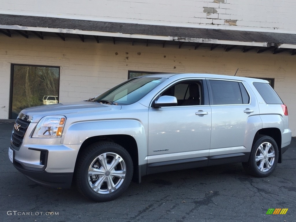 2017 Terrain SLE AWD - Quicksilver Metallic / Jet Black photo #1