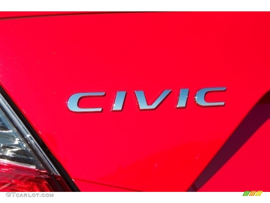 2017 Honda Civic LX Sedan Marks and Logos Photo #117098302