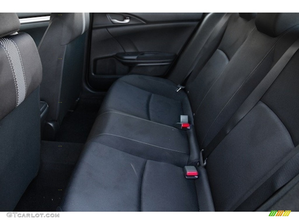Black Interior 2017 Honda Civic LX Sedan Photo #117098458