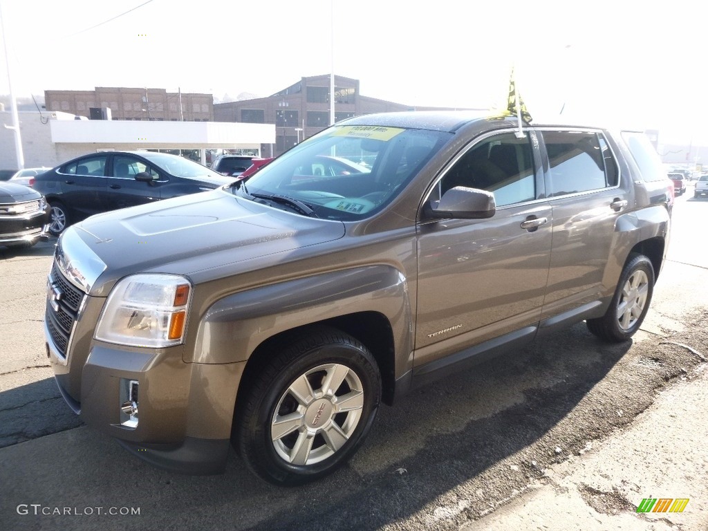 2010 Terrain SLE AWD - Cyber Gray Metallic / Jet Black photo #7