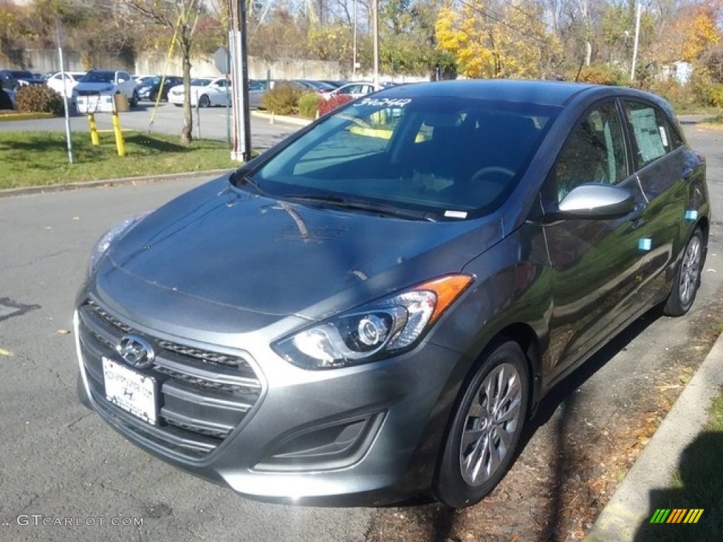 2017 Elantra GT  - Galactic Gray / Black photo #1