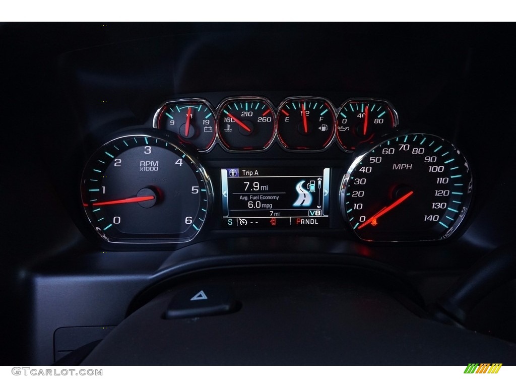 2017 GMC Sierra 1500 SLT Crew Cab Gauges Photo #117100978