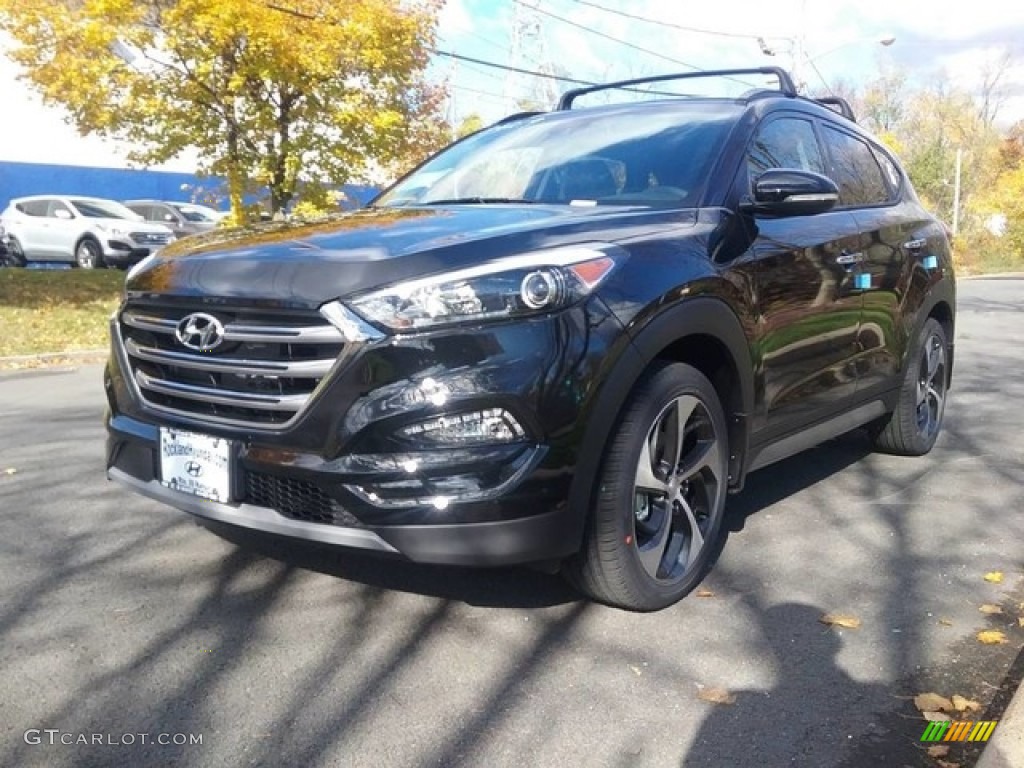 2017 Tucson Eco AWD - Black Noir Pearl / Black photo #1