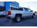 2017 Silver Ice Metallic Chevrolet Silverado 1500 LT Crew Cab 4x4  photo #7