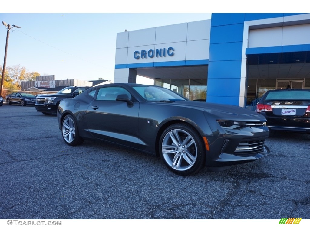 2017 Camaro LT Coupe - Nightfall Gray Metallic / Kalahari photo #1