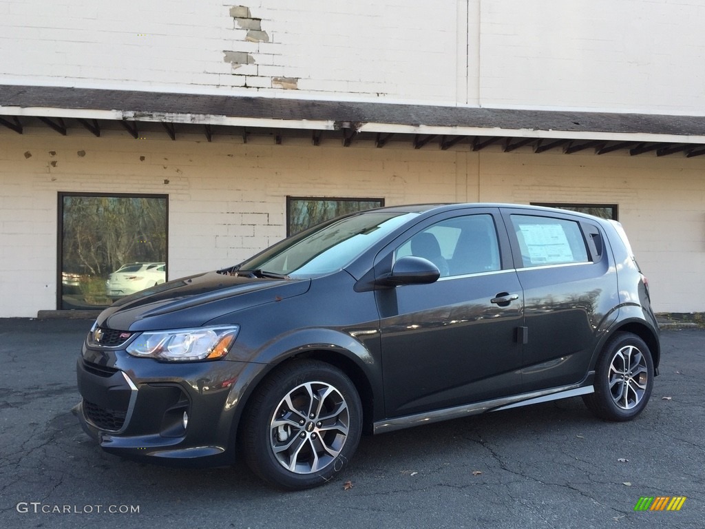 2017 Sonic LT Hatchback - Nightfall Gray Metallic / Jet Black photo #1