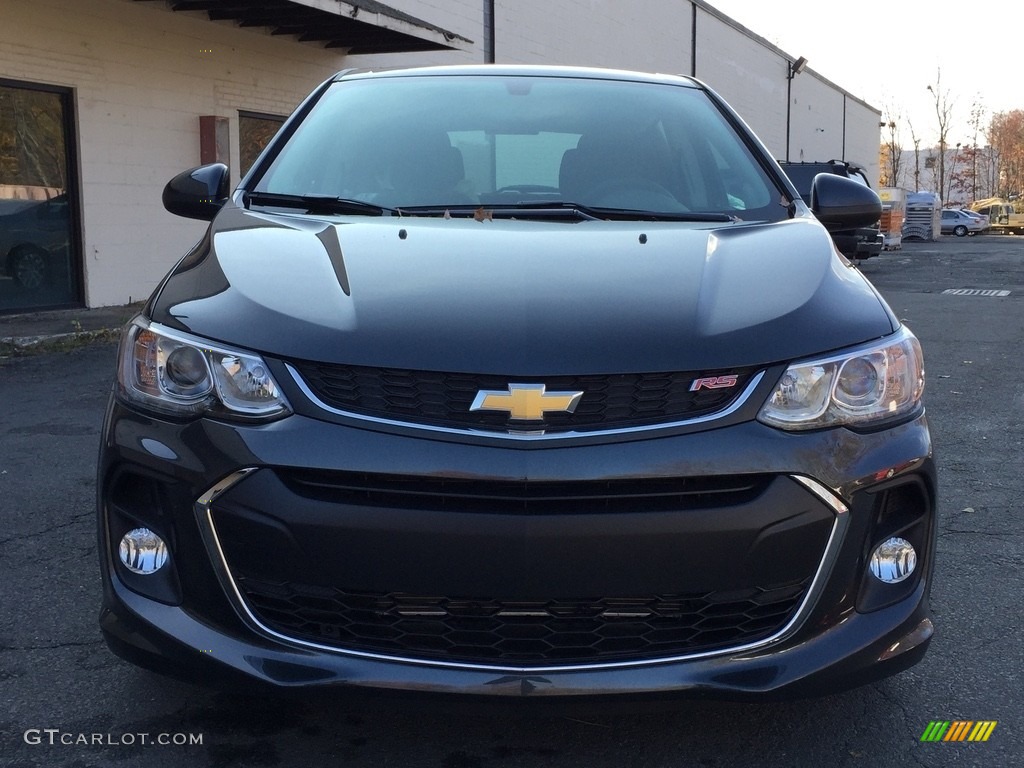 Nightfall Gray Metallic 2017 Chevrolet Sonic LT Hatchback Exterior Photo #117103804