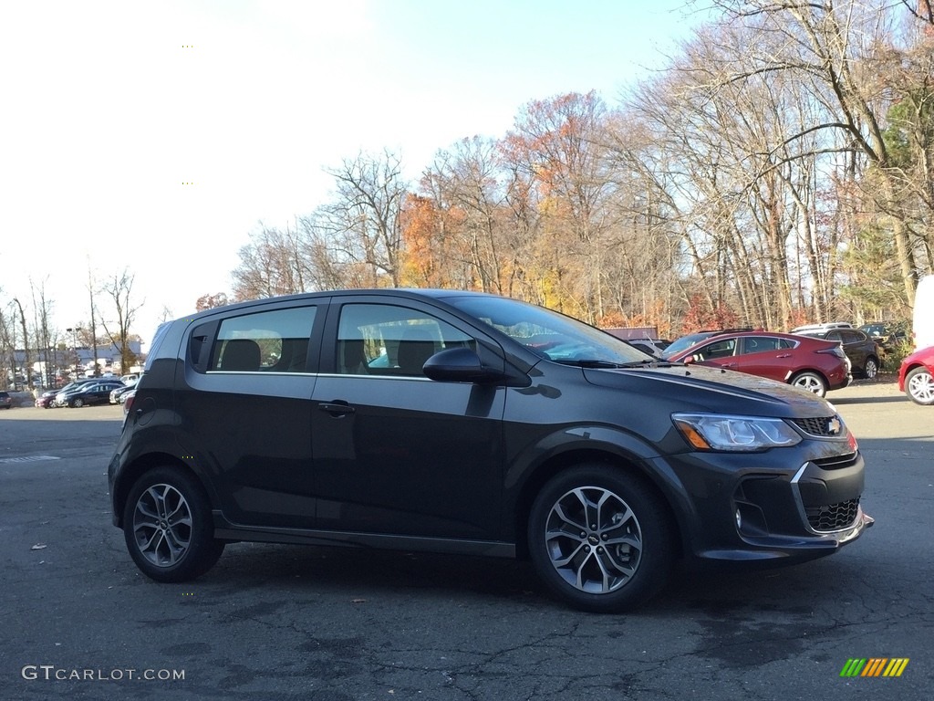 Nightfall Gray Metallic 2017 Chevrolet Sonic LT Hatchback Exterior Photo #117103834