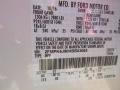 YZ: Oxford White 2017 Ford Edge SEL AWD Color Code