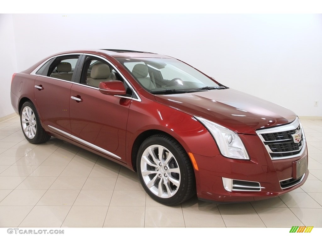 2016 XTS Luxury AWD Sedan - Red Passion Tintcoat / Shale/Cocoa photo #1