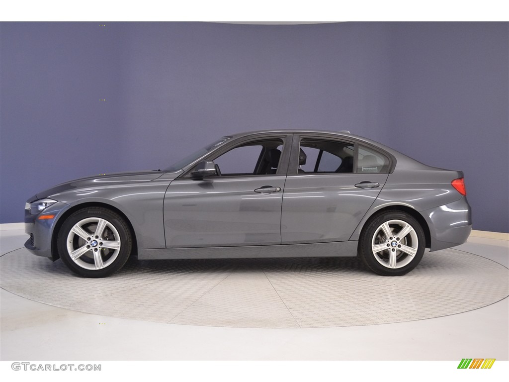 2014 3 Series 328d Sedan - Mineral Grey Metallic / Black photo #4