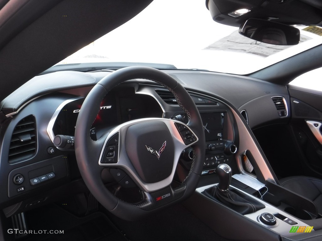 2017 Chevrolet Corvette Z06 Coupe Jet Black Dashboard Photo #117107866