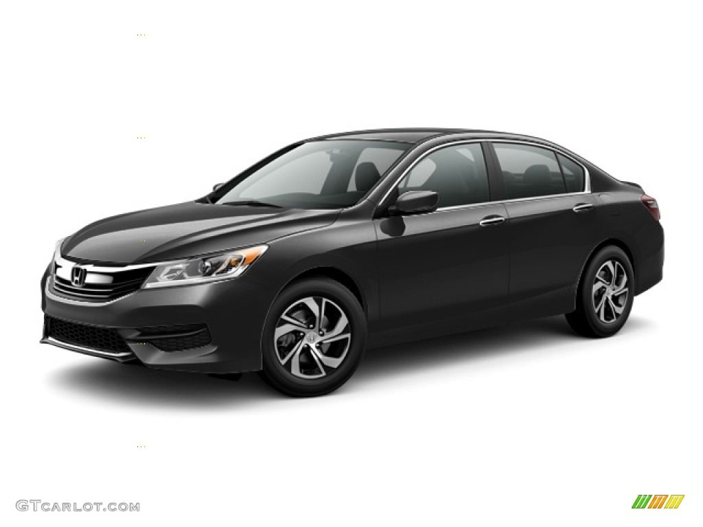 2017 Accord LX Sedan - Modern Steel Metallic / Gray photo #17