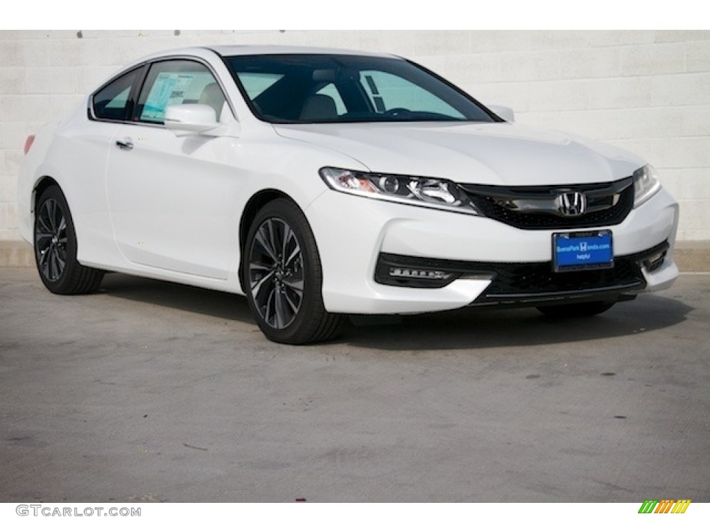 2017 Accord EX Coupe - White Orchid Pearl / Ivory photo #1