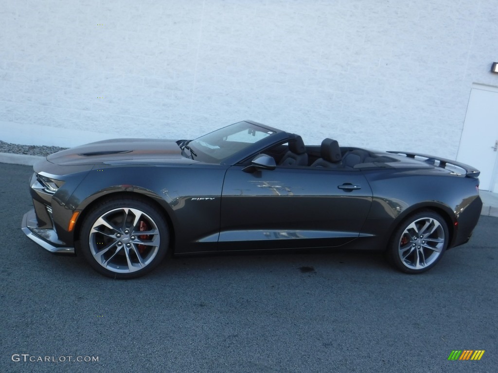 Nightfall Gray Metallic 2017 Chevrolet Camaro SS Convertible 50th Anniversary Exterior Photo #117110617