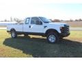 Oxford White - F250 Super Duty XL SuperCab 4x4 Photo No. 13