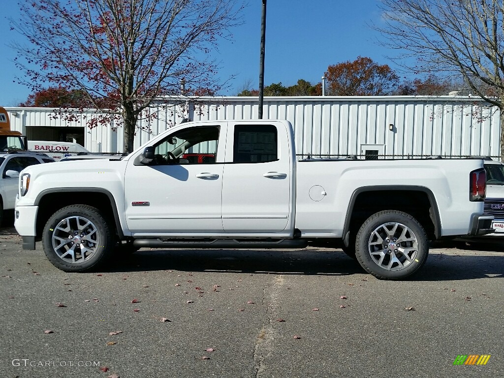 2017 Sierra 1500 SLT Double Cab 4WD - Summit White / Jet Black photo #3