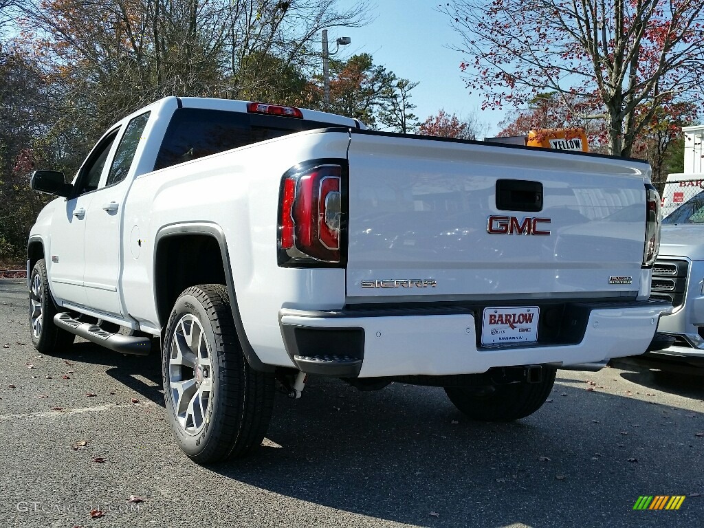 2017 Sierra 1500 SLT Double Cab 4WD - Summit White / Jet Black photo #4