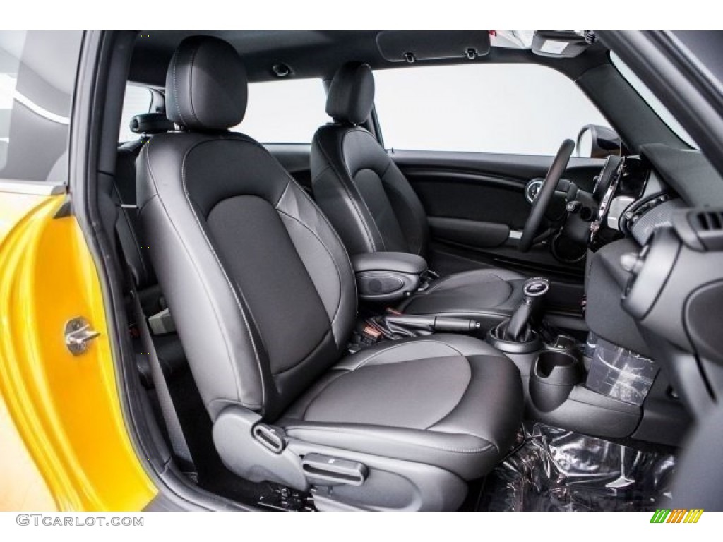 Carbon Black Interior 2017 Mini Hardtop Cooper 2 Door Photo #117115696