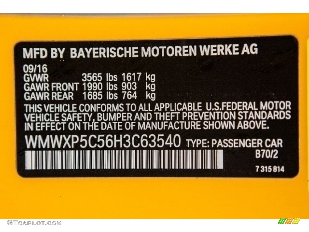 2017 Hardtop Color Code B70 for Volcanic Orange Photo #117115816