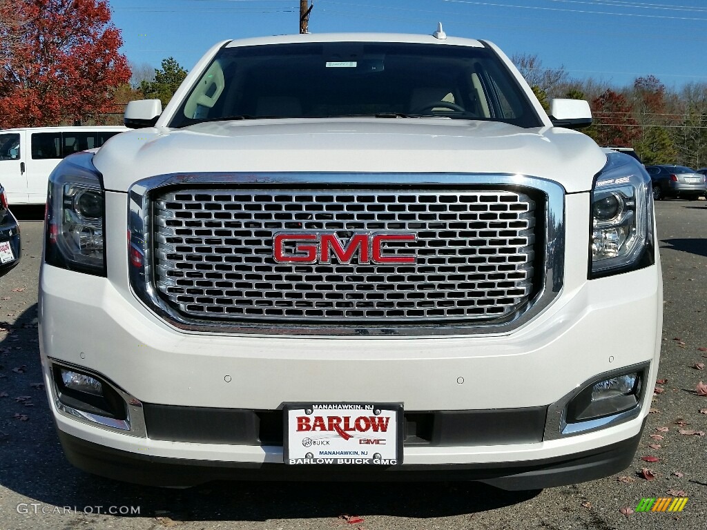 2017 Yukon Denali 4WD - White Frost Tricoat / Cocoa/­Shale photo #2