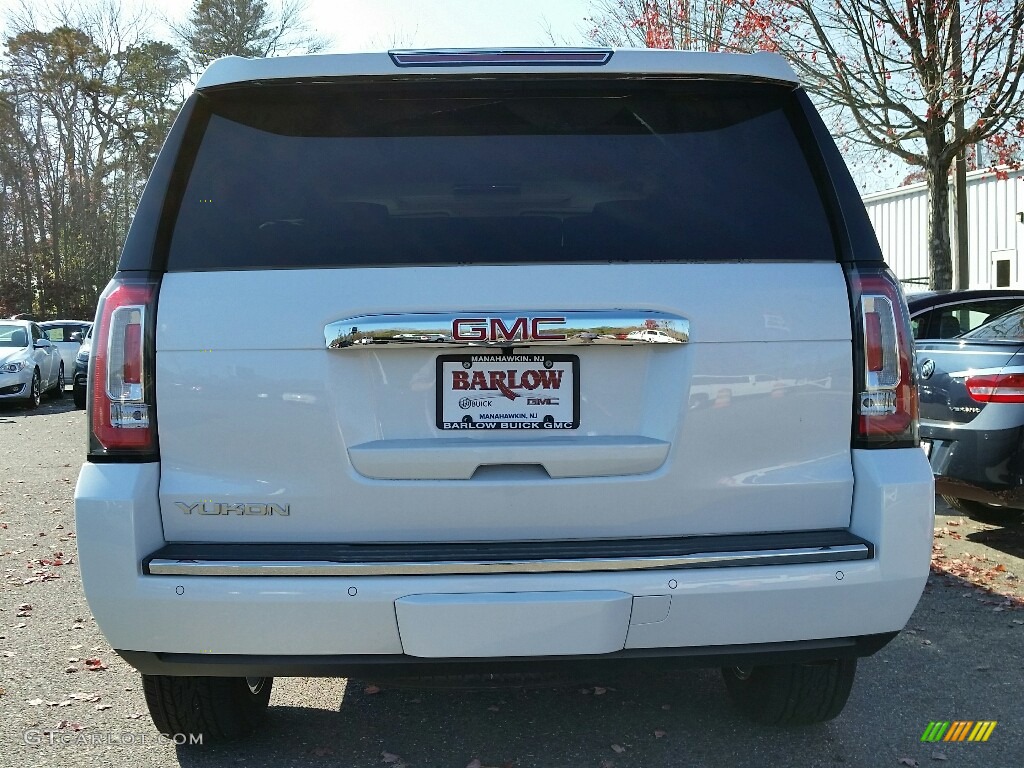 2017 Yukon Denali 4WD - White Frost Tricoat / Cocoa/­Shale photo #5