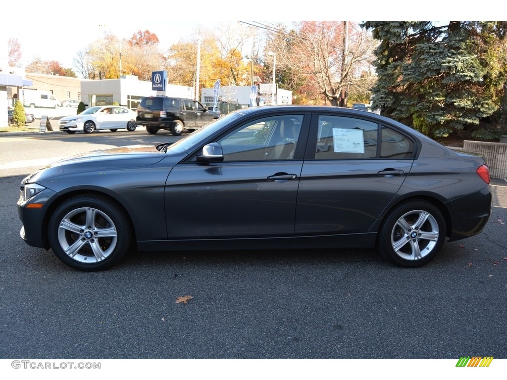 2014 3 Series 328i xDrive Sedan - Mineral Grey Metallic / Black photo #5