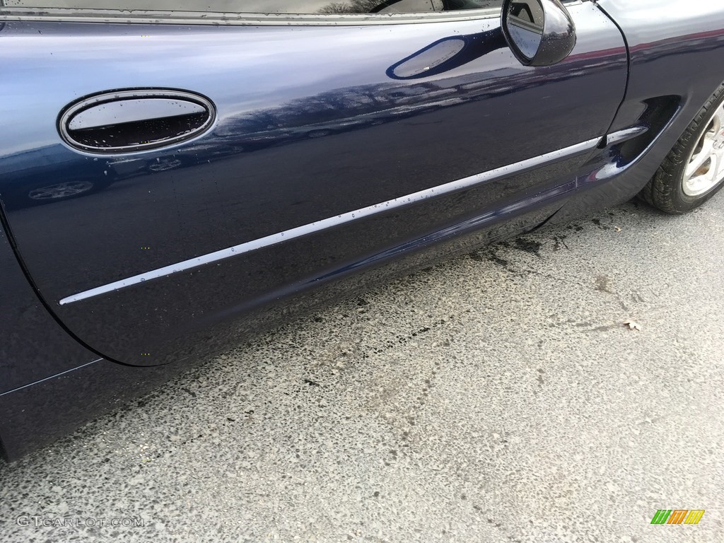 2001 Corvette Coupe - Navy Blue Metallic / Light Oak photo #19