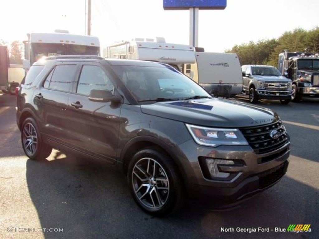 2017 Explorer Sport 4WD - Magnetic / Ebony Black photo #7