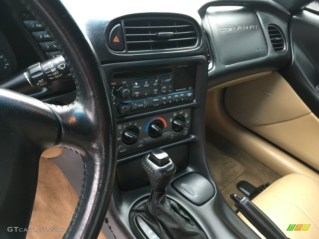 2001 Corvette Coupe - Navy Blue Metallic / Light Oak photo #30