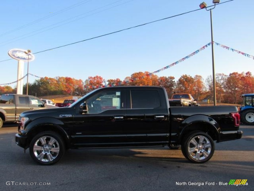 2016 F150 Limited SuperCrew 4x4 - Shadow Black / Limited Mojave photo #2