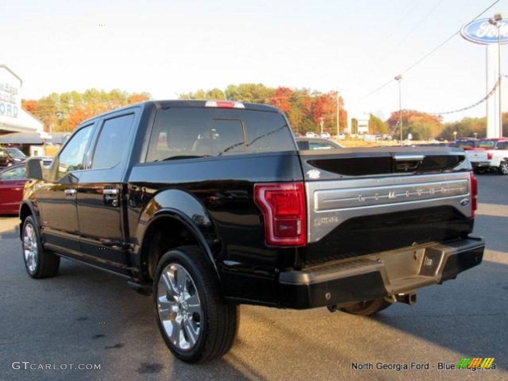 2016 F150 Limited SuperCrew 4x4 - Shadow Black / Limited Mojave photo #3