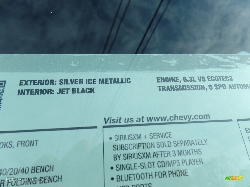 2017 Chevrolet Silverado 1500 LT Double Cab 4x4 Window Sticker Photo #117118915