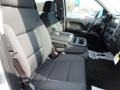Dark Ash/Jet Black 2017 Chevrolet Silverado 1500 LT Double Cab 4x4 Interior Color