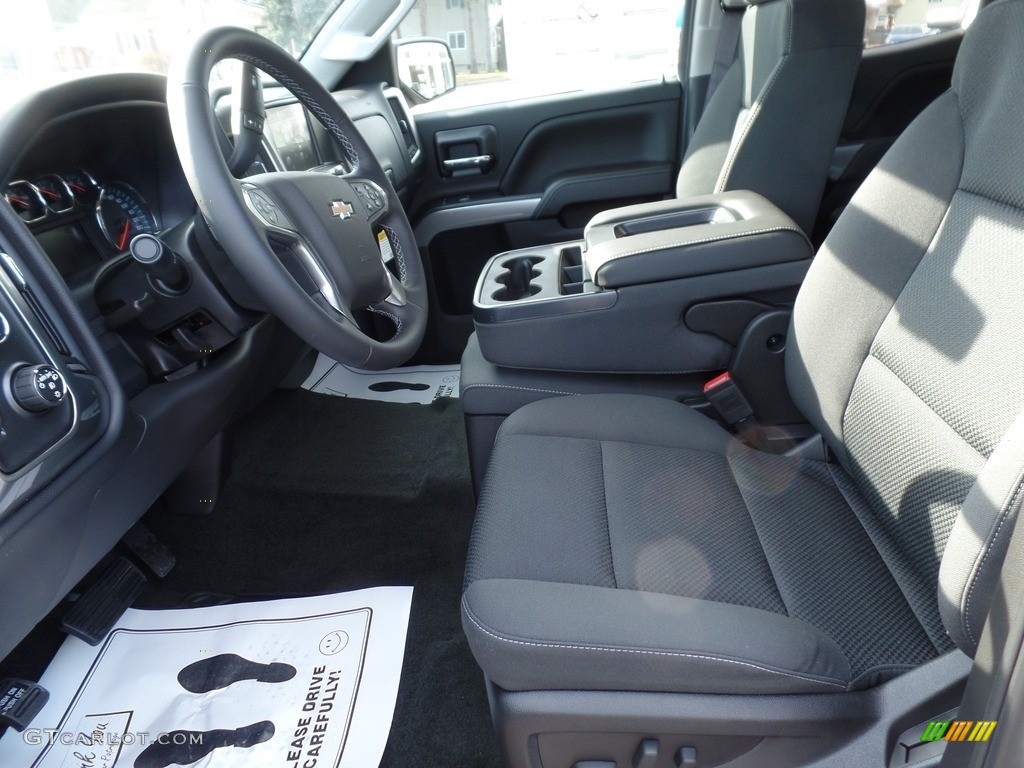 Dark Ash/Jet Black Interior 2017 Chevrolet Silverado 1500 LT Double Cab 4x4 Photo #117119044