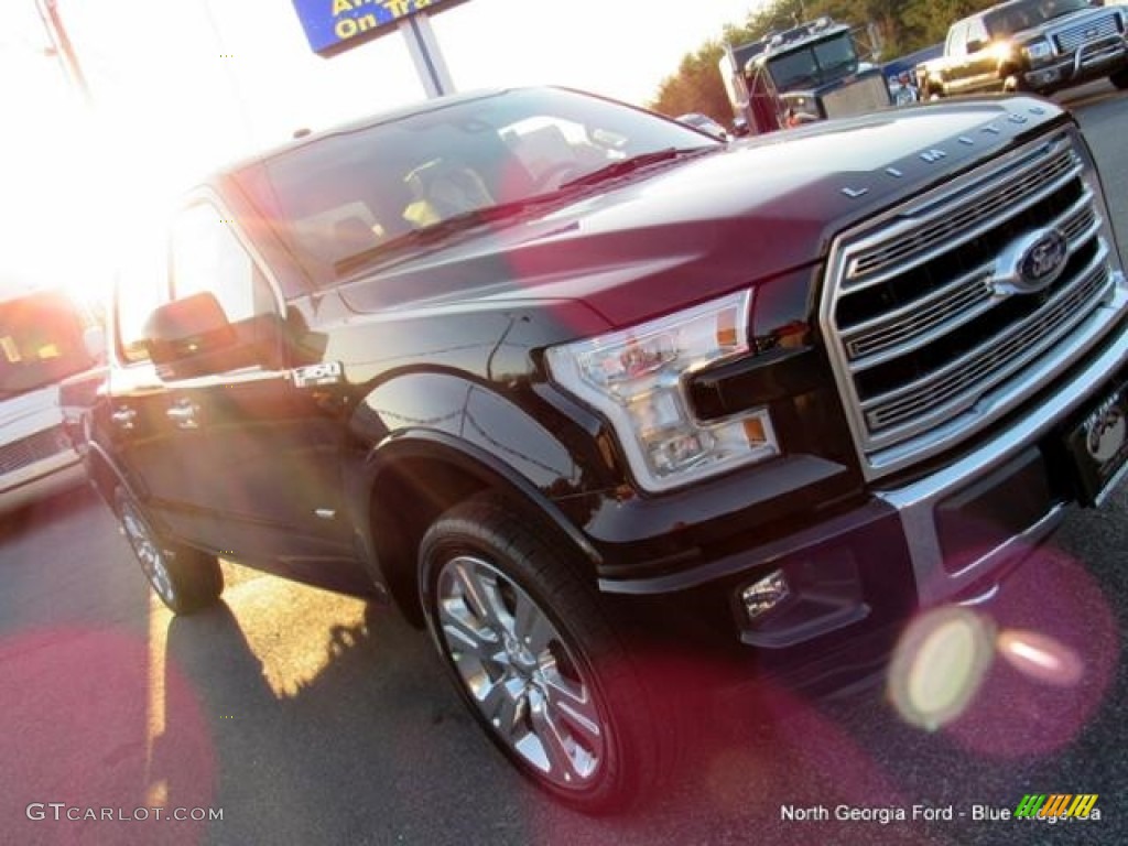 2016 F150 Limited SuperCrew 4x4 - Shadow Black / Limited Mojave photo #37