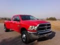 2017 Flame Red Ram 3500 Tradesman Crew Cab 4x4 Dual Rear Wheel  photo #6