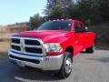 2017 Flame Red Ram 3500 Tradesman Crew Cab 4x4 Dual Rear Wheel  photo #8