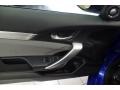 Black/Gray 2017 Honda Civic EX-T Coupe Door Panel