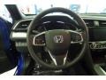 Black/Gray 2017 Honda Civic EX-T Coupe Steering Wheel